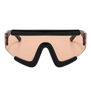 ✨NEW Stylish Black and Brown Visor Sunglasses